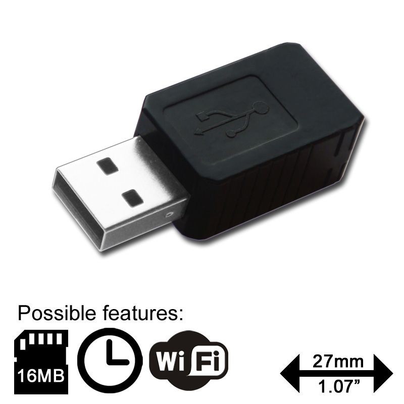 Keylogger Nano USB 3.1 acts as a NORMAL USB STORAGE DEVICE 16GB 
